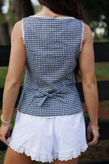 Adeline Gingham Top