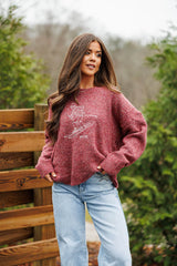 Embroidered Skier Sweater