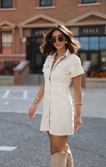 Corduroy Mini Dress