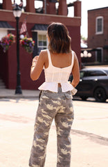 Coquette Peplum Top