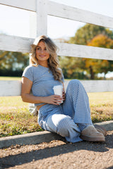 Couch Nap Striped Top