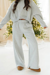 Cozy Cloud Wide Leg Sweatpants