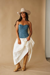 Pre-Order! Barefoot In Denim Dress