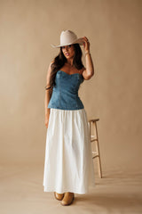 Pre-Order! Barefoot In Denim Dress