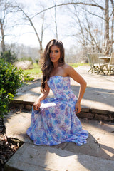 Hydrangea House Maxi Dress