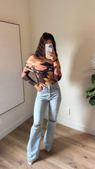 Floral Nightfall Bodysuit