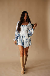 Juliette Floral Chiffon Romper