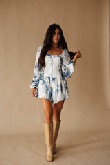 Juliette Floral Chiffon Romper