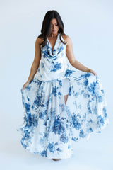 Brushstroke Blooms Skirt