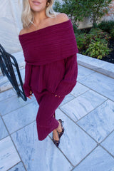 Harvest Wine Sweater