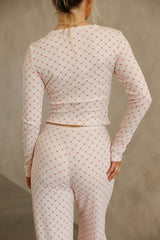 Heart Print Lounge Top
