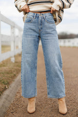 High Rise Curve Barrel Stretch Jeans