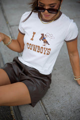 I Love Cowboys Tee
