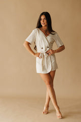 The Portside Linen Romper