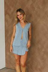 Sun Valley Denim Skort