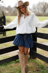 Layered Eyelet Blouse