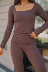 Jersey Square Neck Top