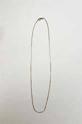 18K Gold Plated Box Chain Necklace