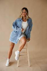Boxy Cut Denim Jacket