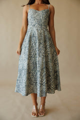 Leopard Corset Midi Dress