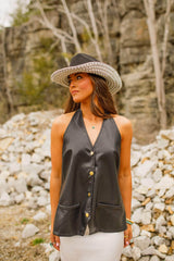 Lone Outlaw Leather Top