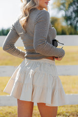 Main Street Mock Neck Top