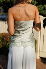 Matcha Lace Top