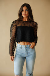 Mesh Flower Top
