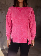 Mineral Wash French Terry Top