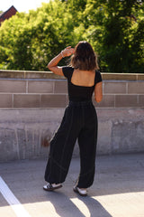 Mineral Wash Parachute Pants