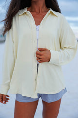 Butter Button Down Jersey Shirt