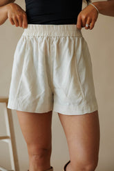 Natural Linen Shorts