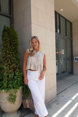 Pleated Tie Tank