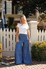 Pointelle Ribbed Tee