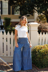 Pointelle Ribbed Tee