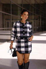 Plaid Tidings Cardigan