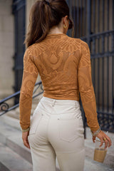 Seamless Lace Top