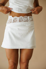 Weekend In White Skirt