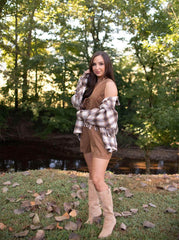 Homestead Fringe Plaid Shacket