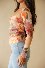 Sunset Bloom Top
