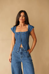 Pre-Order! The Downtown Denim Top