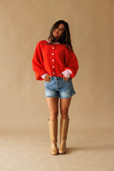 Contrast Crush Cardigan