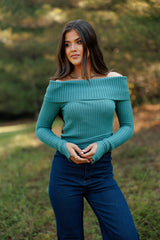 Off The Line Knit Top