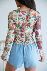 First Bloom Mesh Top