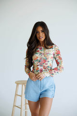 First Bloom Mesh Top