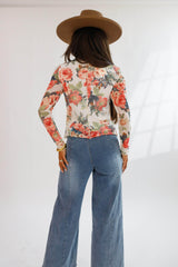 Wild Rose Mesh Top