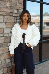 Winterlight Bow Cardigan