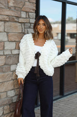 Winterlight Bow Cardigan