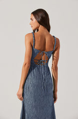 Neelam Smocked Open Back Dress