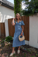 Denim In Dior Dress